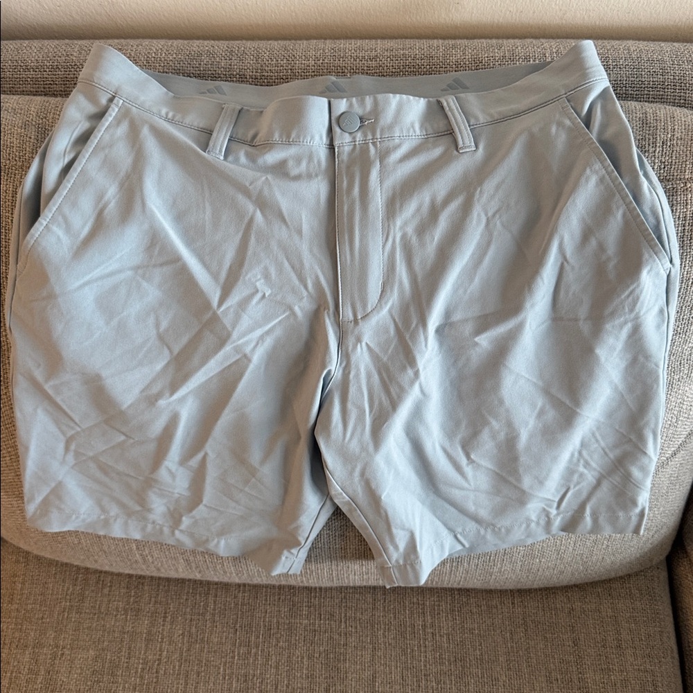 adidas Light Blue ULTIMATE365 8.5-INCH GOLF SHORTS